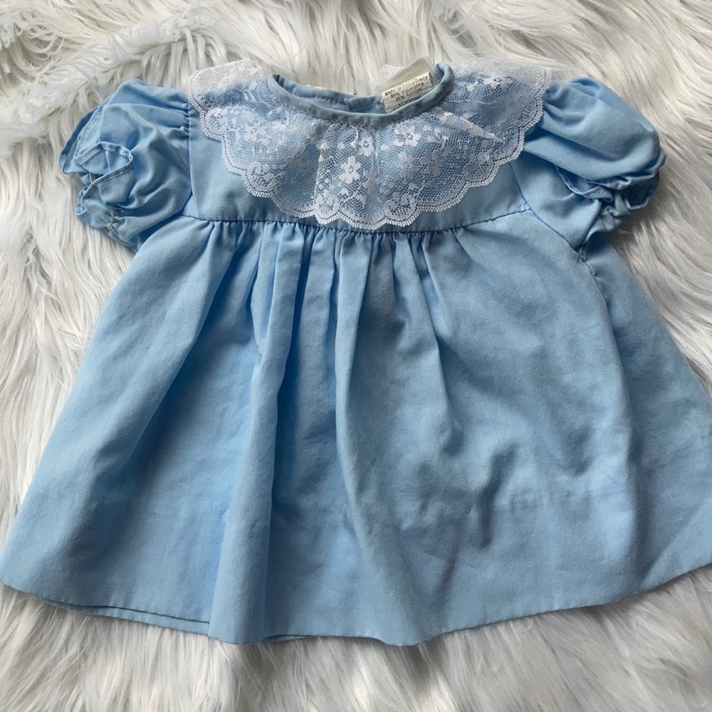 Vintage Blue Infant Dress